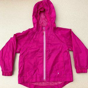 LL Bean Girls Rain Jacket Size 4